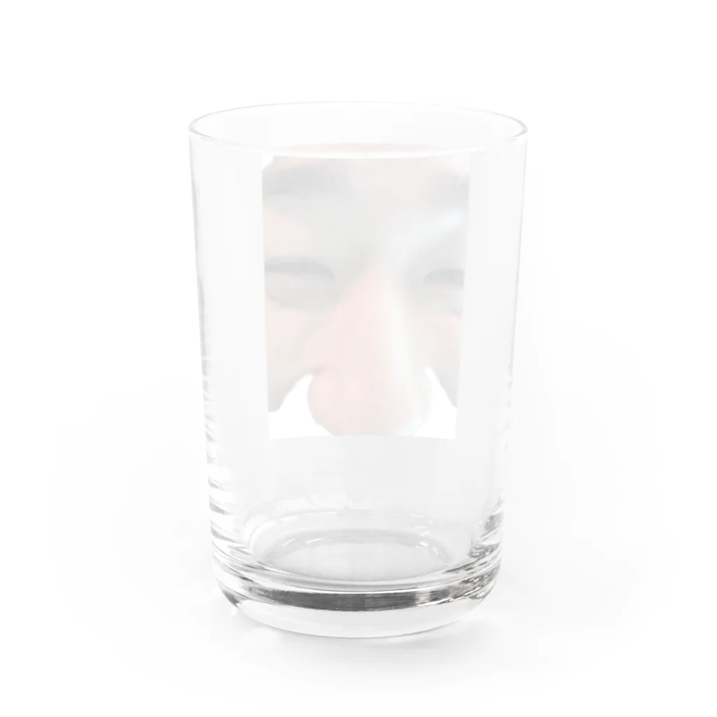 フレンドリーショップの鼻男 Water Glass :back