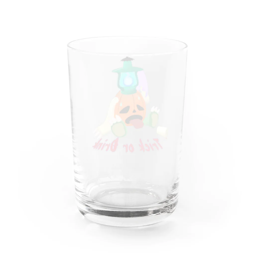 ないから　〜If None〜のTrick or Drink ~ジャック•オ•ランタン~ Water Glass :back