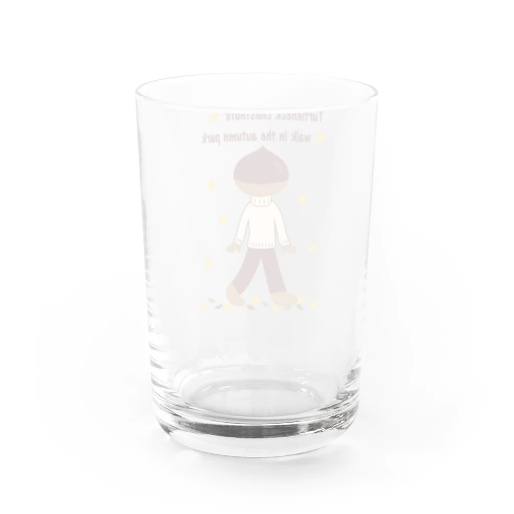 キッズモード某のとっくりくんの秋散歩 Water Glass :back