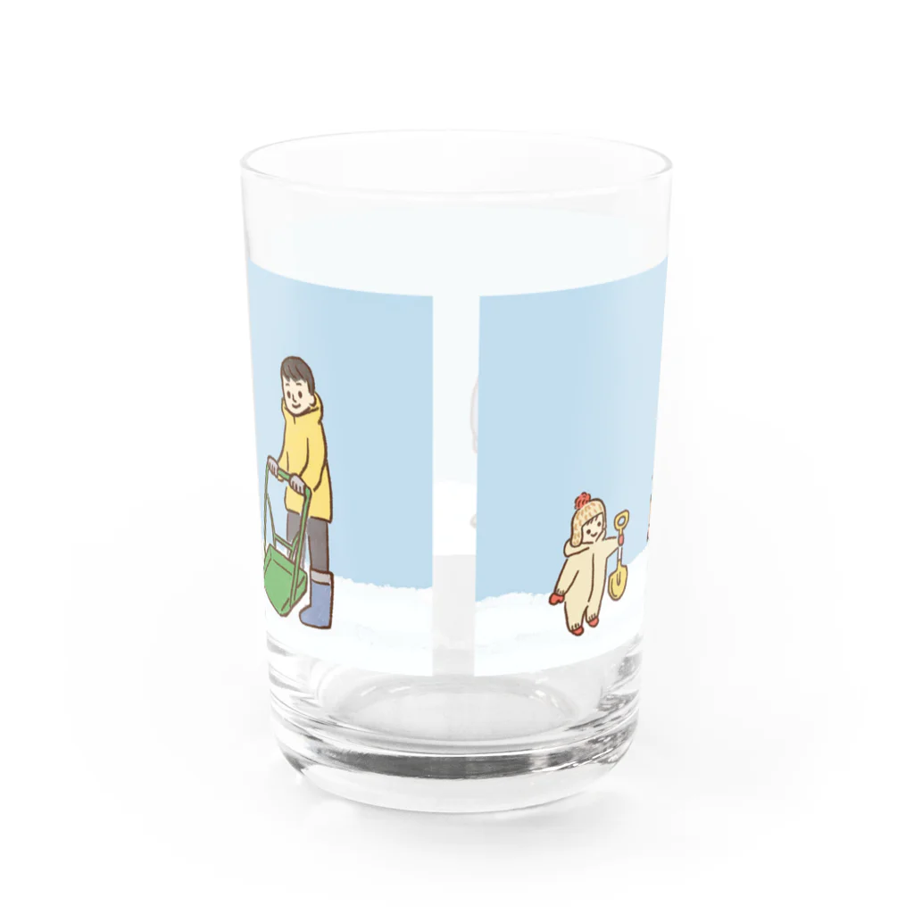 はやし企画の雪かきスタイル Water Glass :back