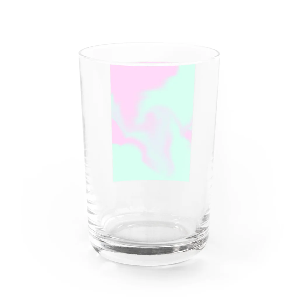 レスリーのサイケマーブル Water Glass :back