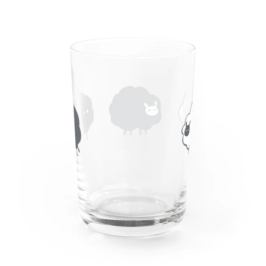 おばけとかのひつじひつじひつじ Water Glass :back