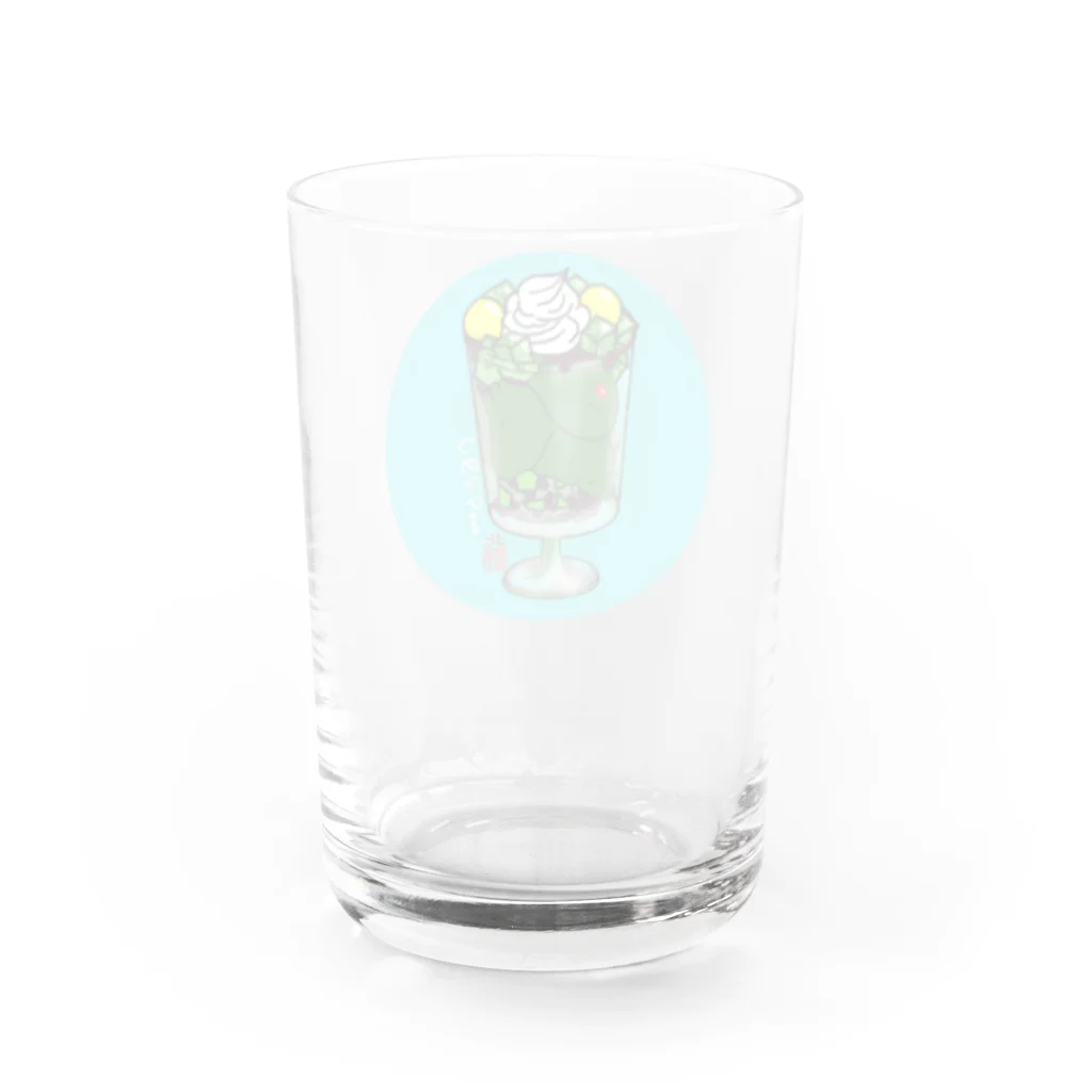 marimowのにくまんまりも  Warabiなひえひえ Water Glass :back