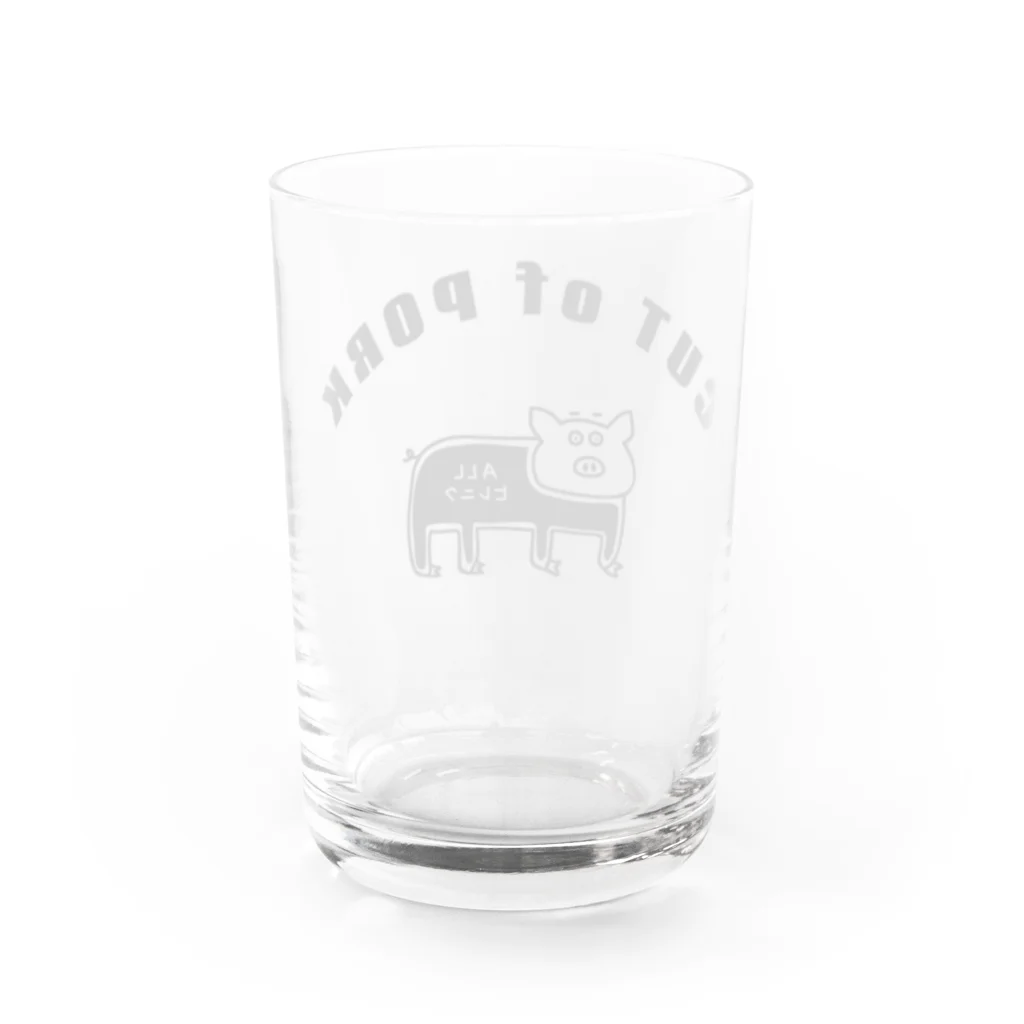 PokuStarの全ヒレ肉のブタ Water Glass :back