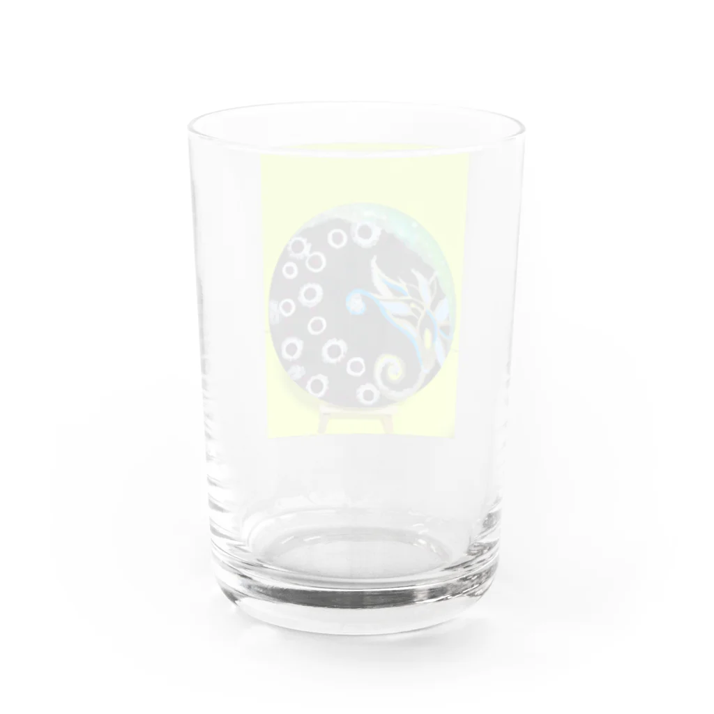 NIL のウサギの幽霊と花 Water Glass :back