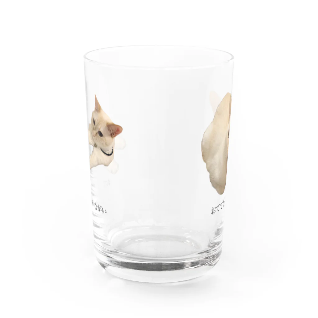 白玉ちゃんのおみせのおててないないとおててながいながい白玉ちゃん Water Glass :back