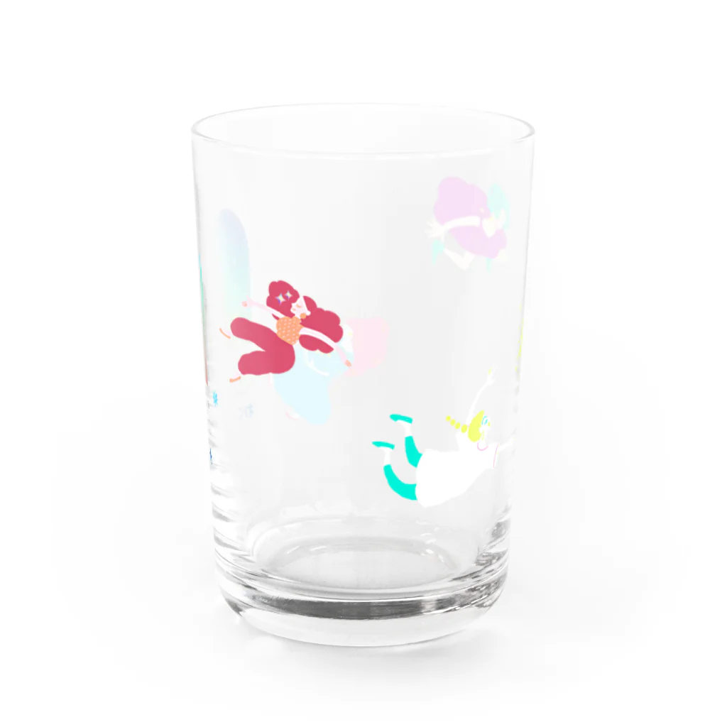 into_kocoroのわくスパ部★みんなでスパーク！グラス Water Glass :back