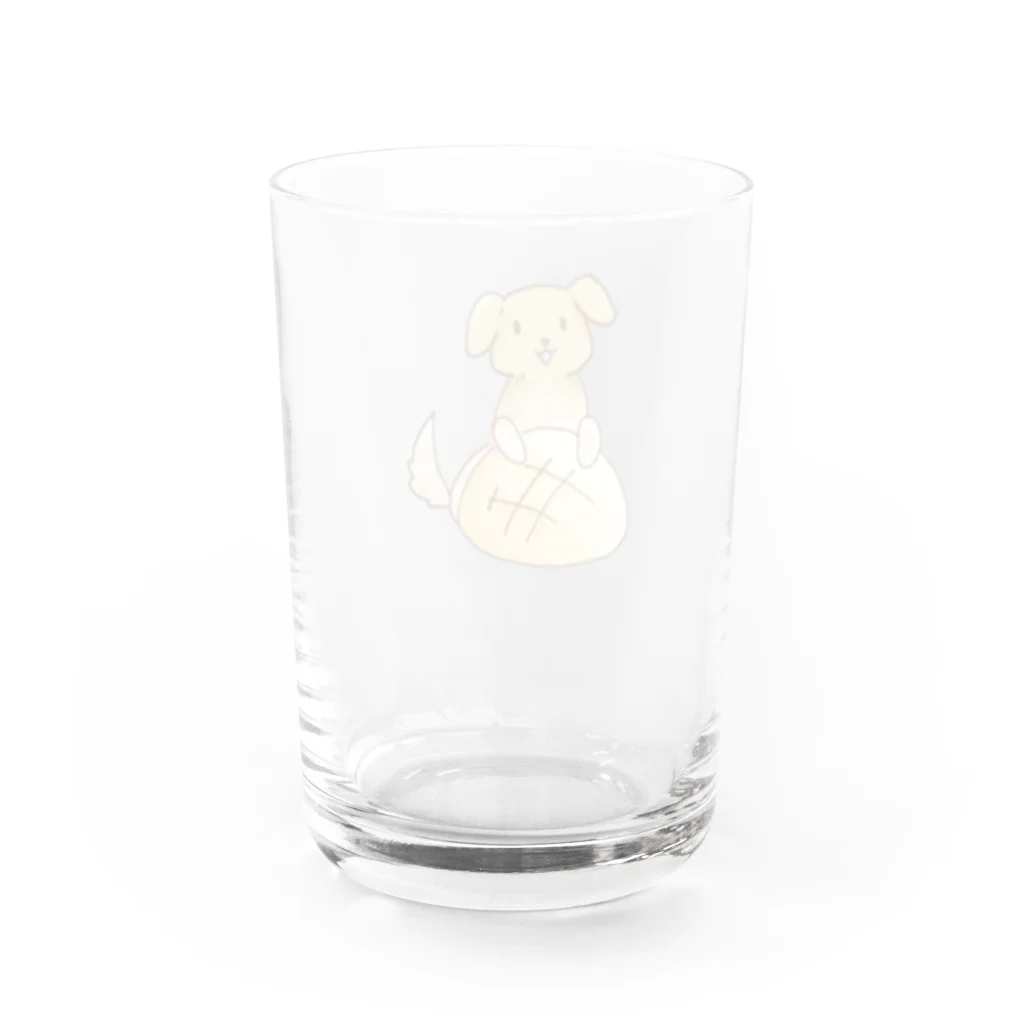 碧野屋のメロンパン×いぬ Water Glass :back