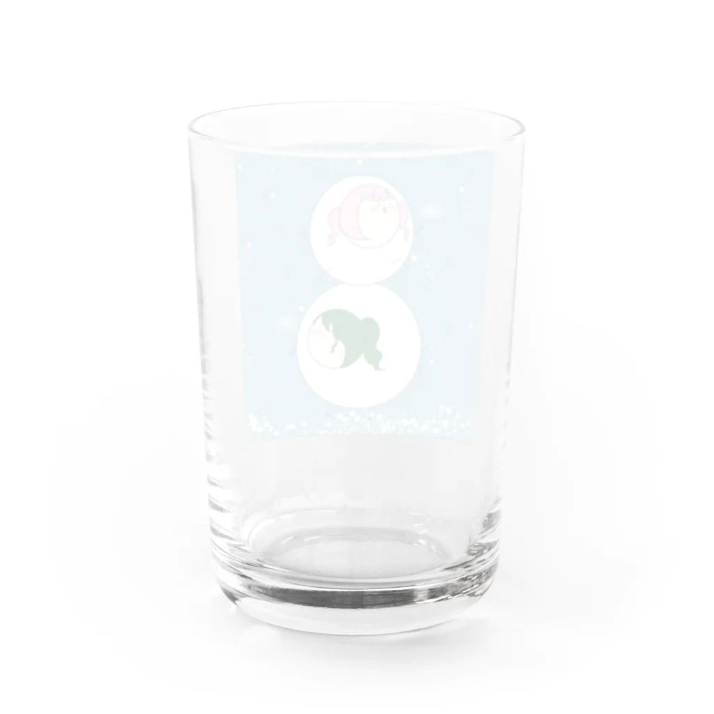 めこのみせのめこしゃけ  ゆきんこver. Water Glass :back