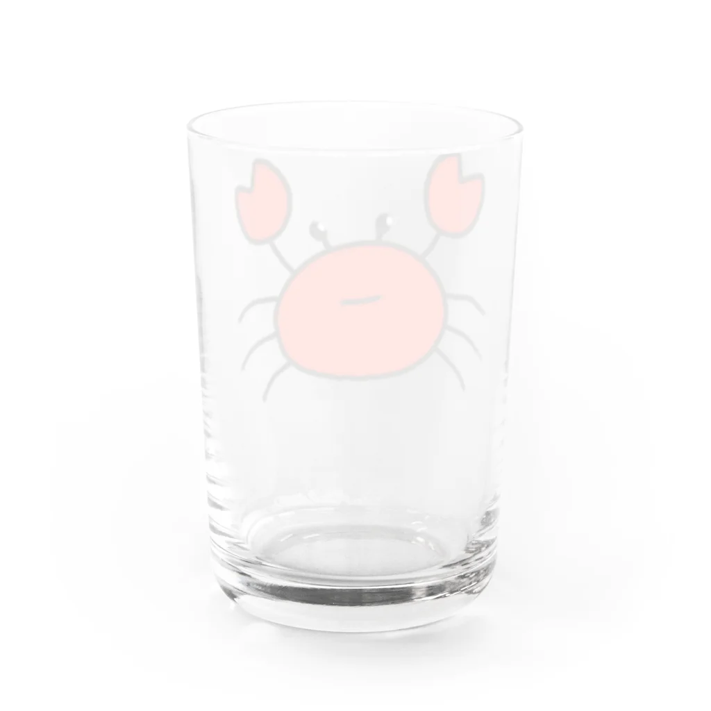 こもれびのビッグかにさん Water Glass :back