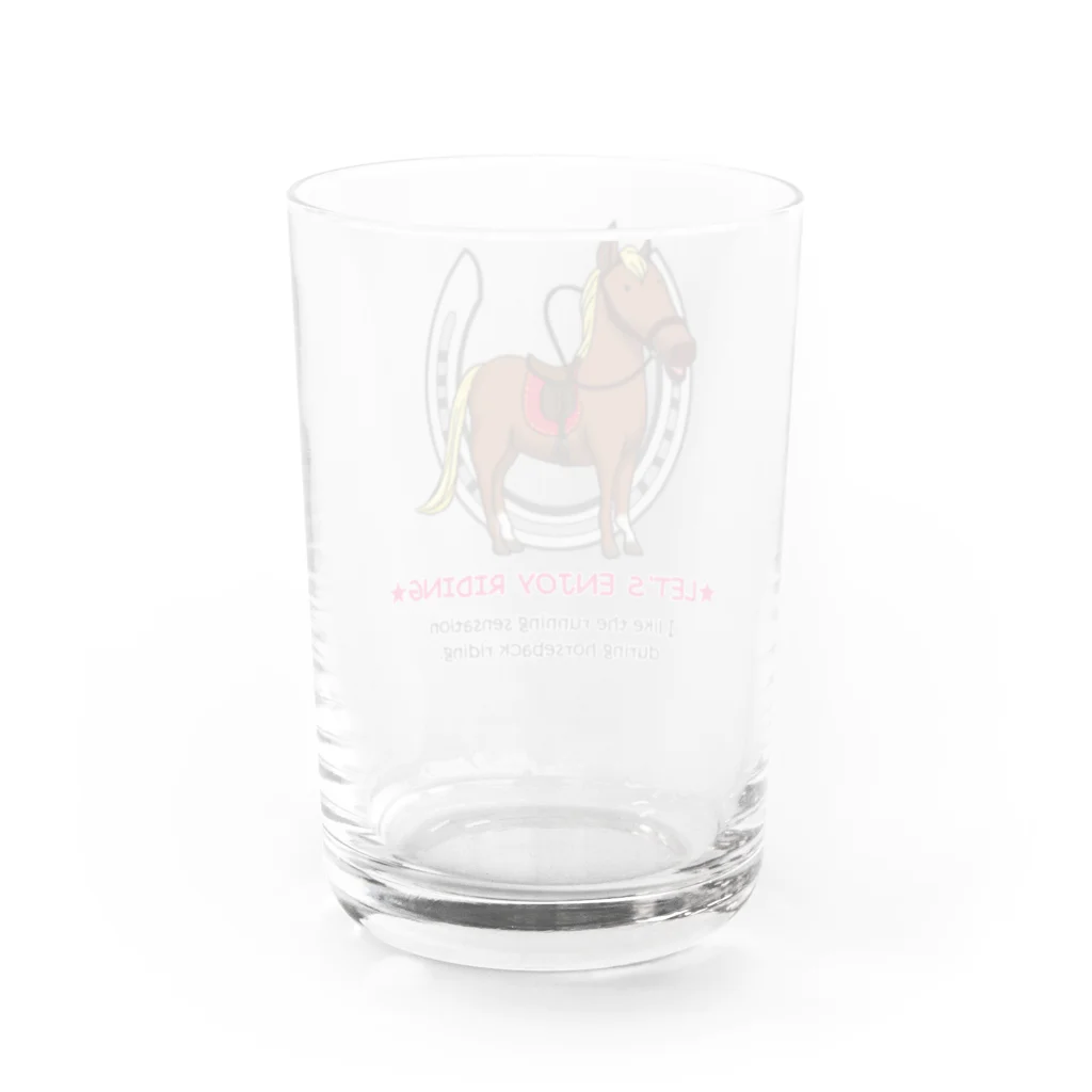 ウッチー組のエンジョイライディング Water Glass :back