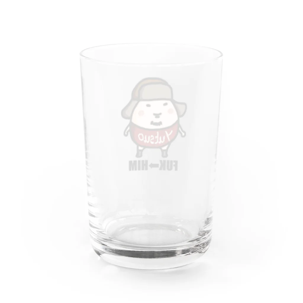 ゆつおのチャリ旅 Water Glass :back