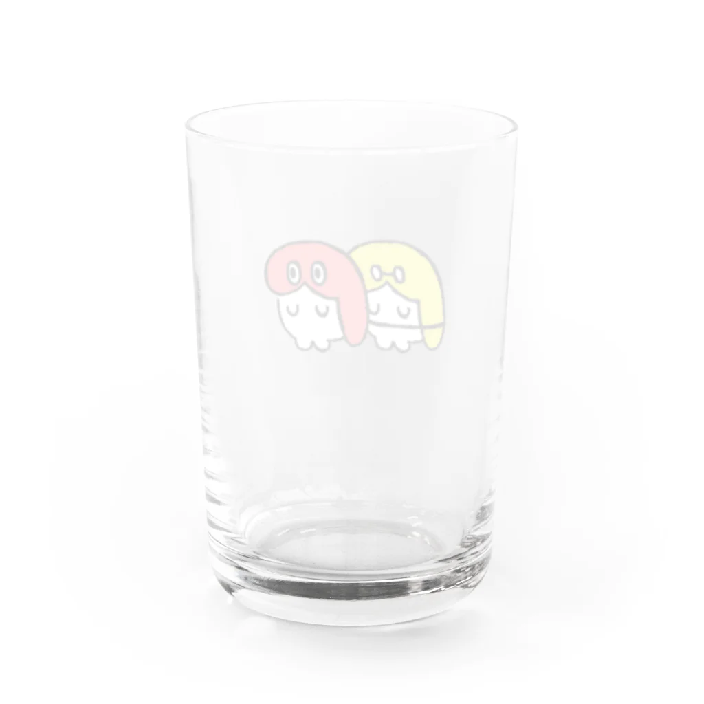 スシちゃんのマグロちゃんとタマゴちゃん Water Glass :back