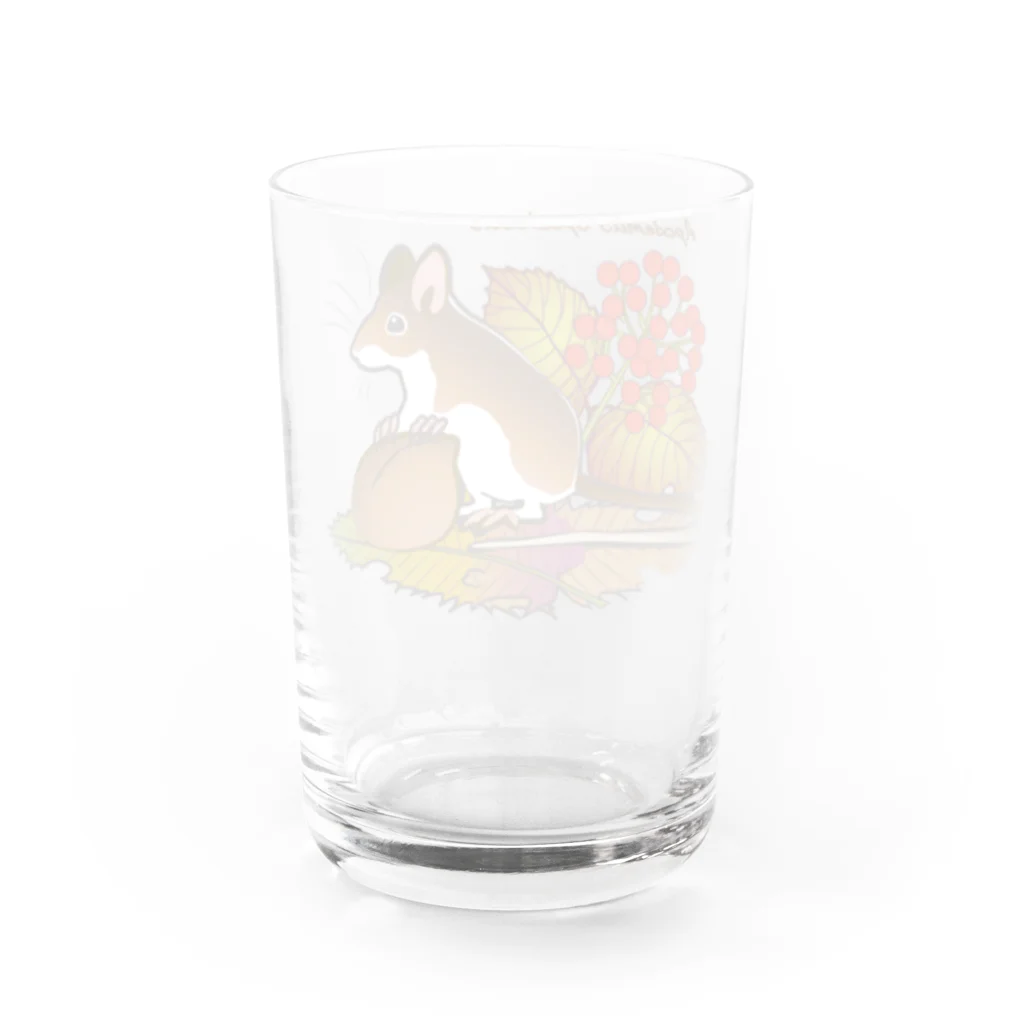 Mika ＠hammytouchの《goods-40》アカネズミ-02 Water Glass :back