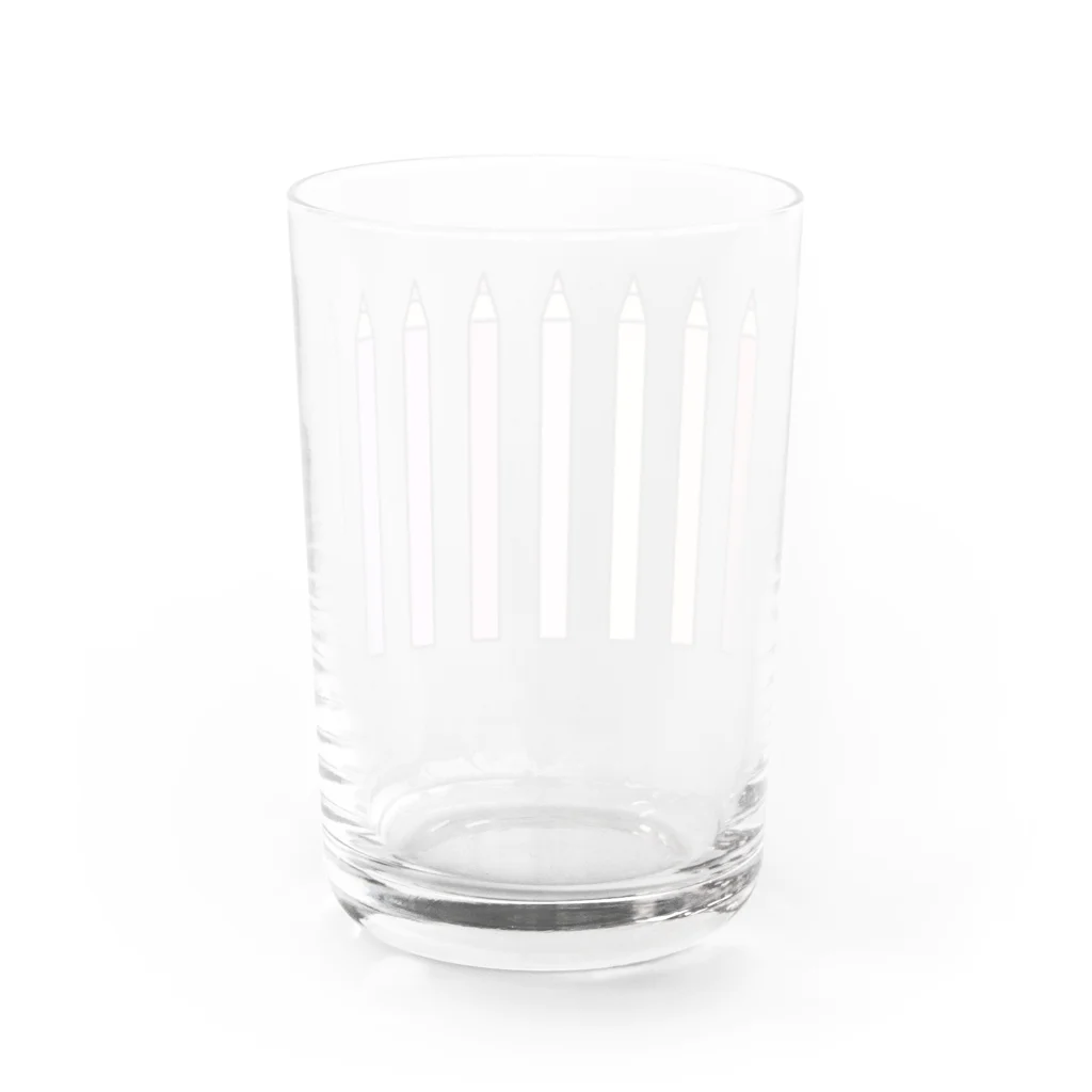 YurikaChristeenのいろえんぴつ　朝焼けの色 Water Glass :back