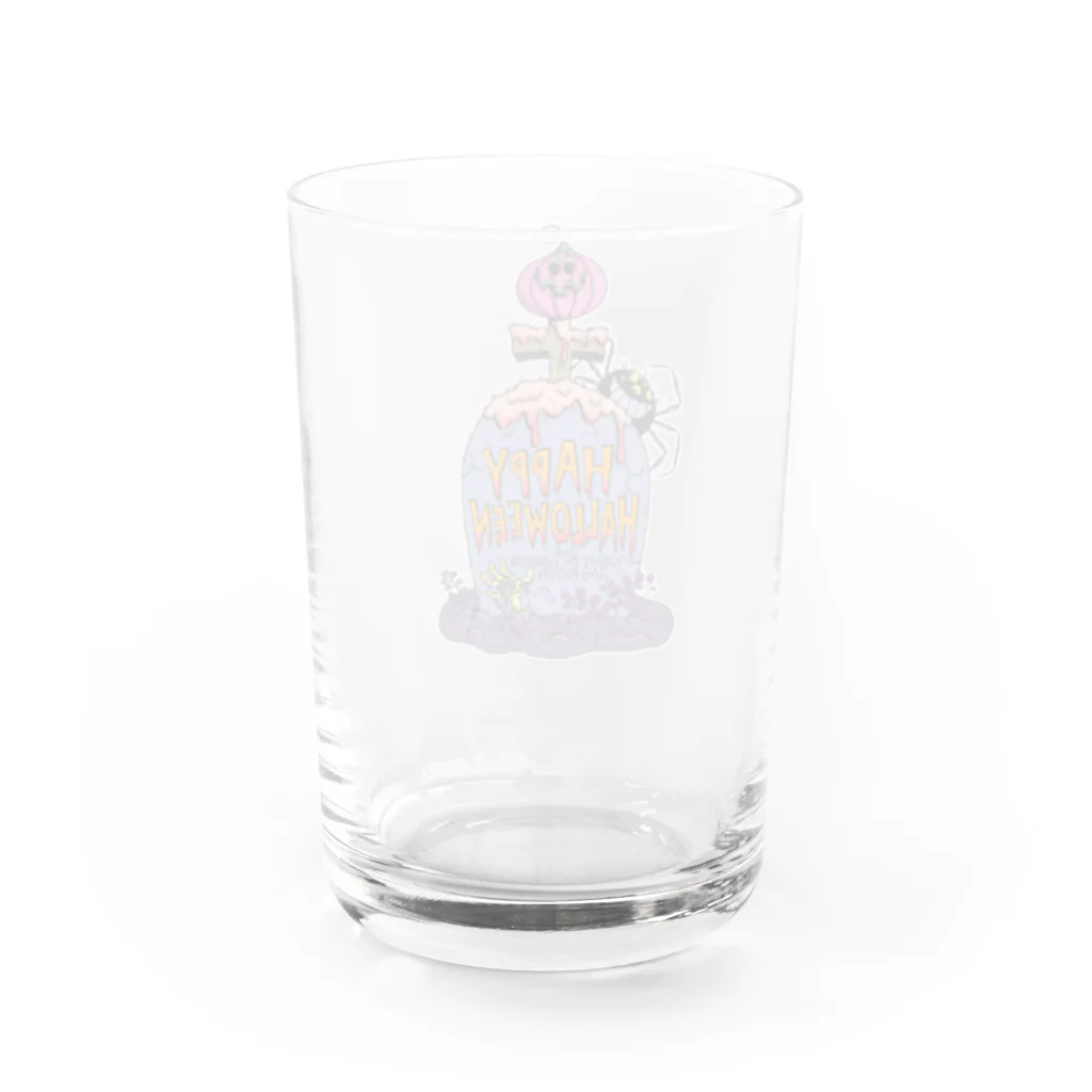 P-TOSHIのハロウィーン Water Glass :back