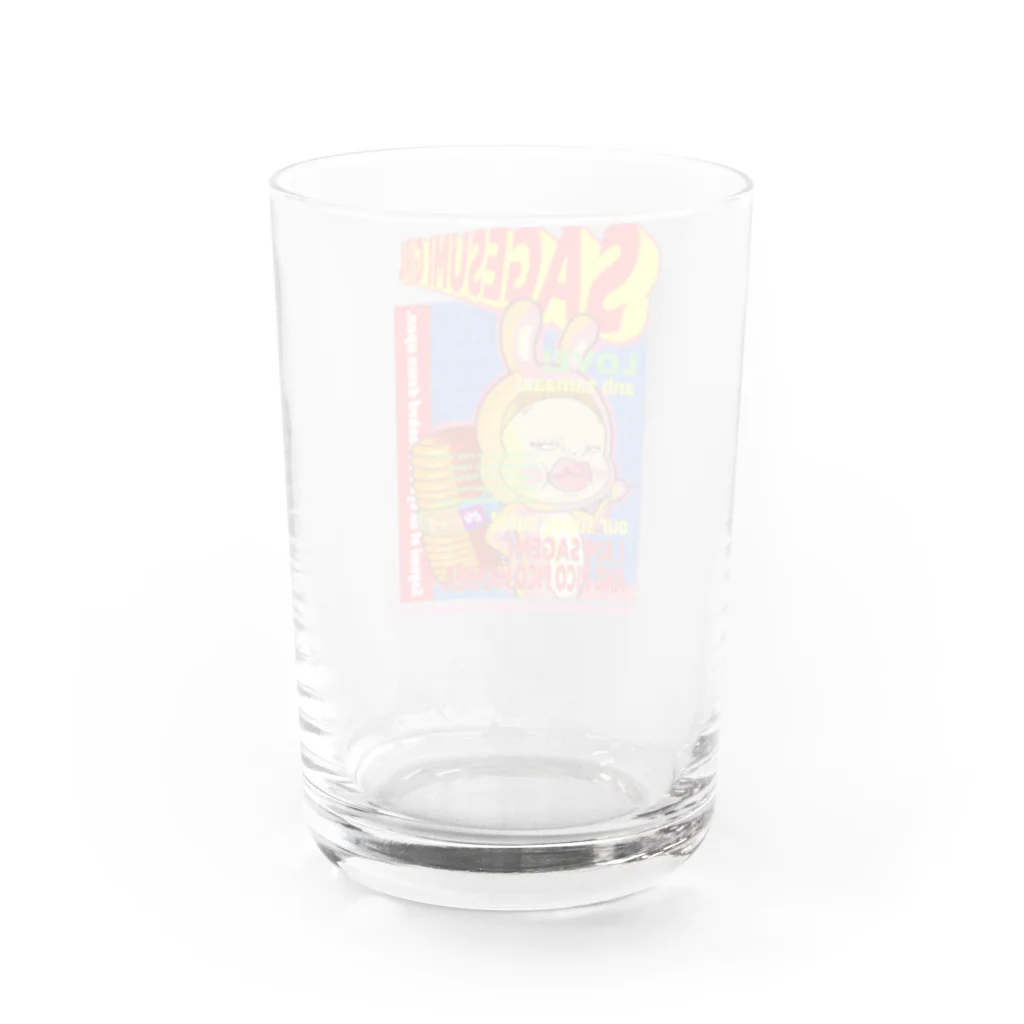 Siderunの館 B2のバンドブームロンT風だよ！さげみちゃん Water Glass :back