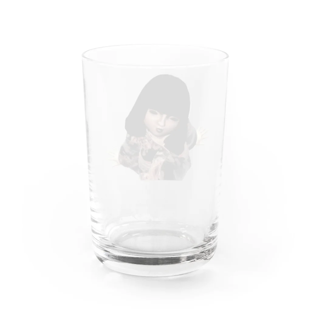 【ホラー専門店】ジルショップの不気味 ダーク 怖い 日本人形 Water Glass :back