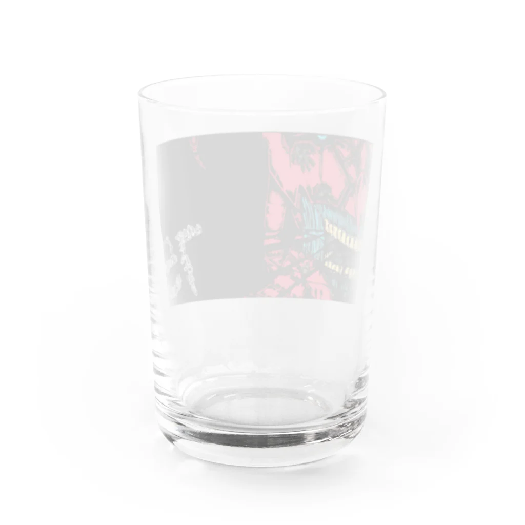 73-hakaiのクモオトコ Water Glass :back