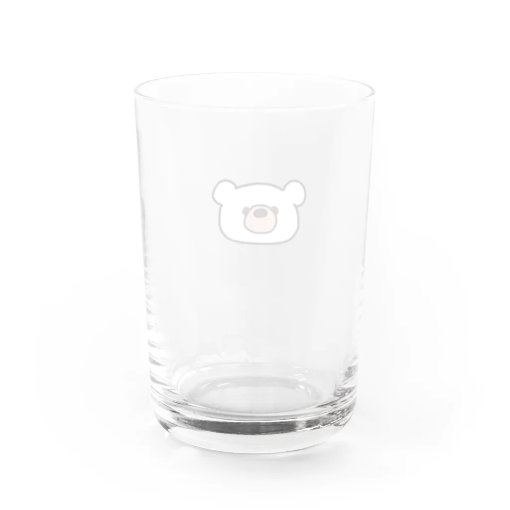 クマのブルくんのクマのブルくん Water Glass :back