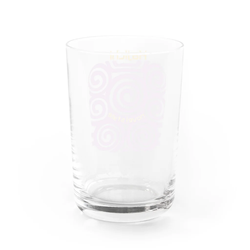 design at.のうずうずハジチ Water Glass :back