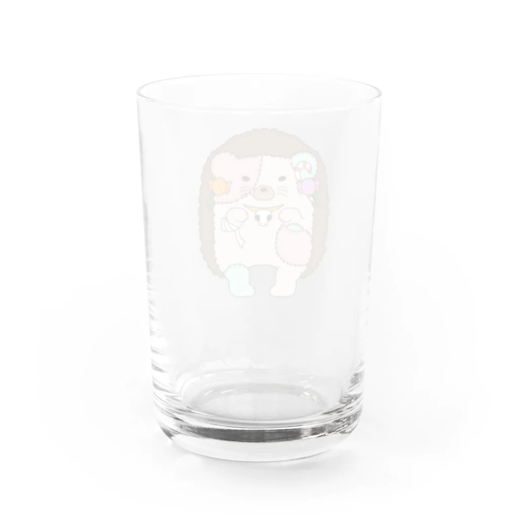 ひーく。-ハリネズミ実況者-のハリネズミひーく。ハロウィンゾンビ！ Water Glass :back