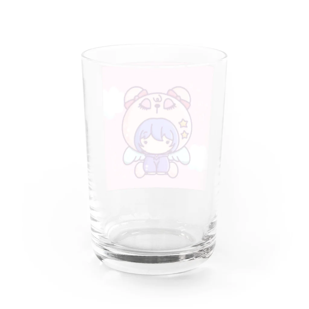 reo_chibiisのCryptoChibiisゆめかわくま Water Glass :back