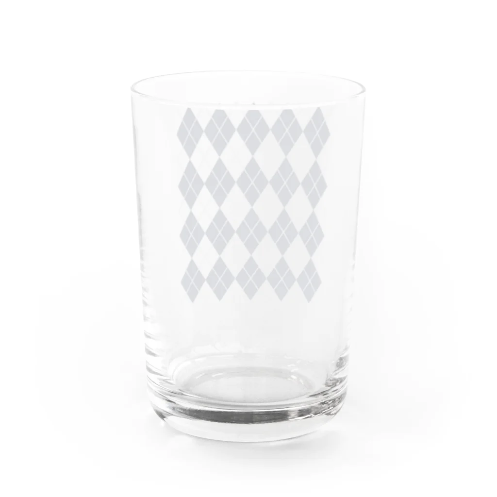 キッズモード某のアーガイル Water Glass :back