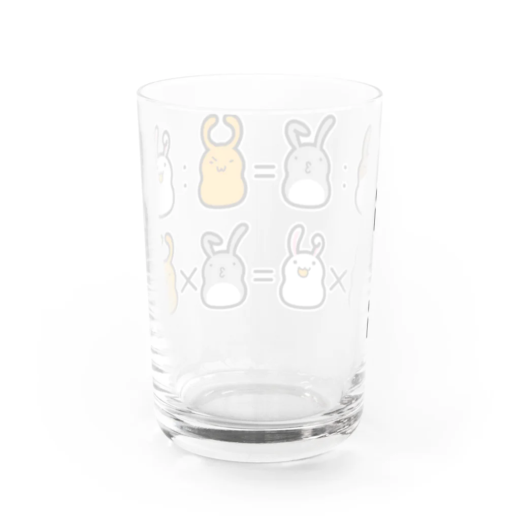 幸うさ.comの比例式 Water Glass :back