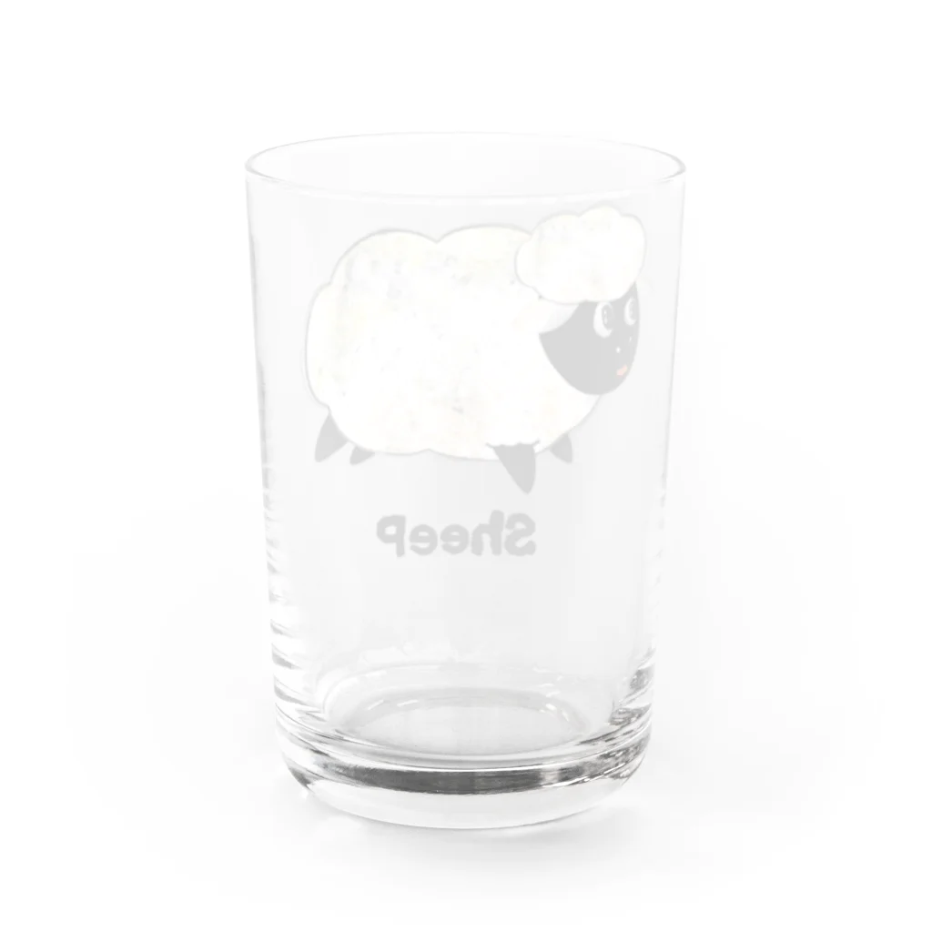 Hey! Kids KidsのCute sheep Liam Fitzpatrick  Water Glass :back