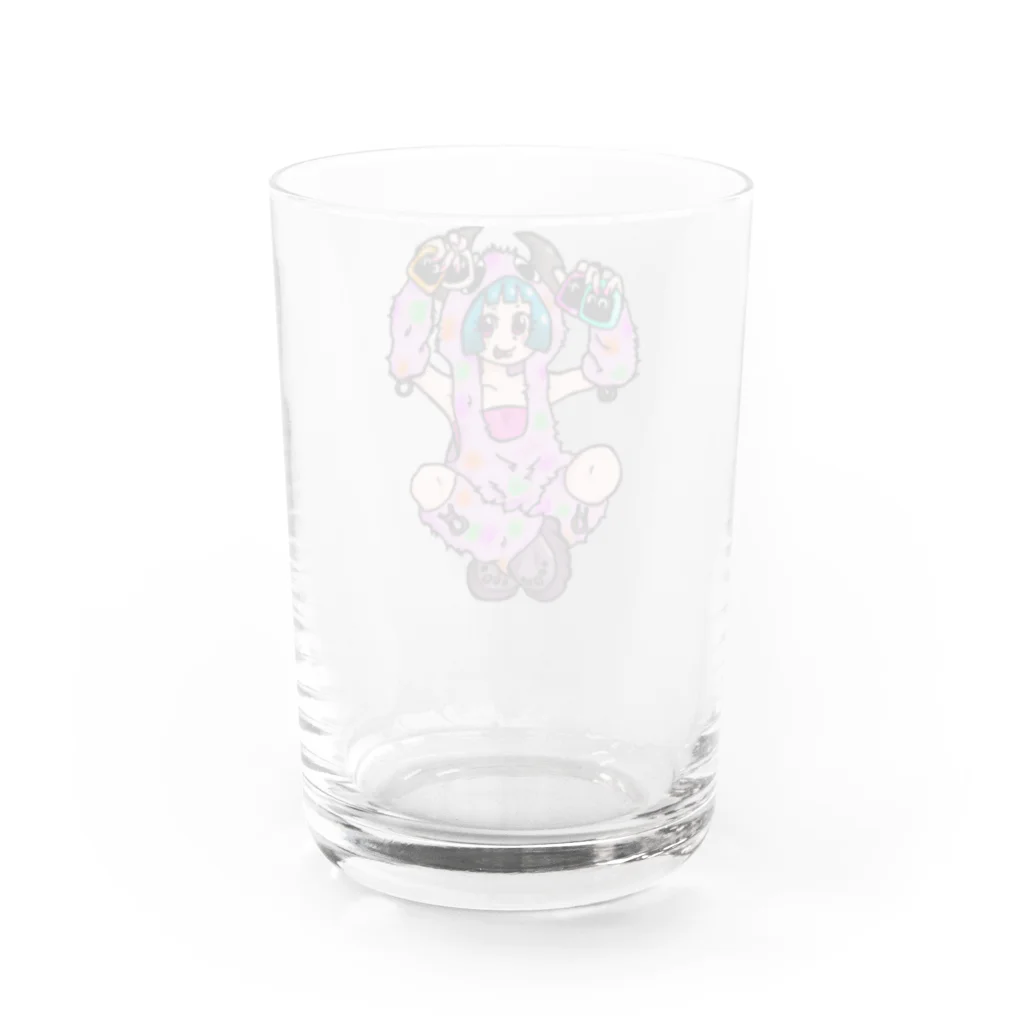 あやしいおばさん くろまめさんの○ュアアルコール（ク○イナー） Water Glass :back