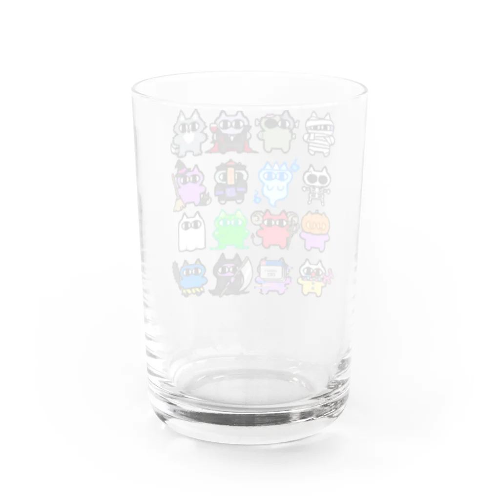 あぱもーてるのハロウィン謎性 Water Glass :back