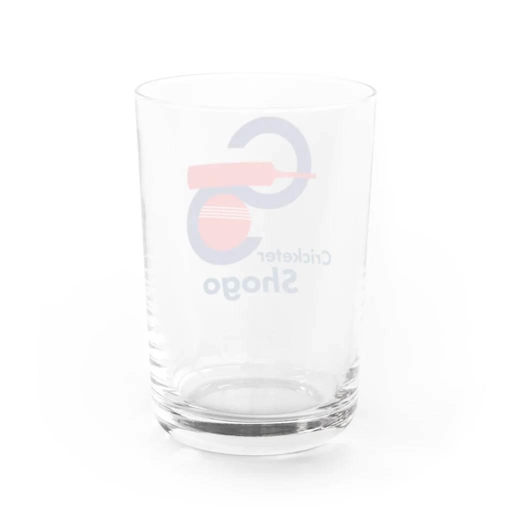 木村昇吾を応援しよう！のクリケット日本代表木村昇吾選手のロゴグッズ Water Glass :back