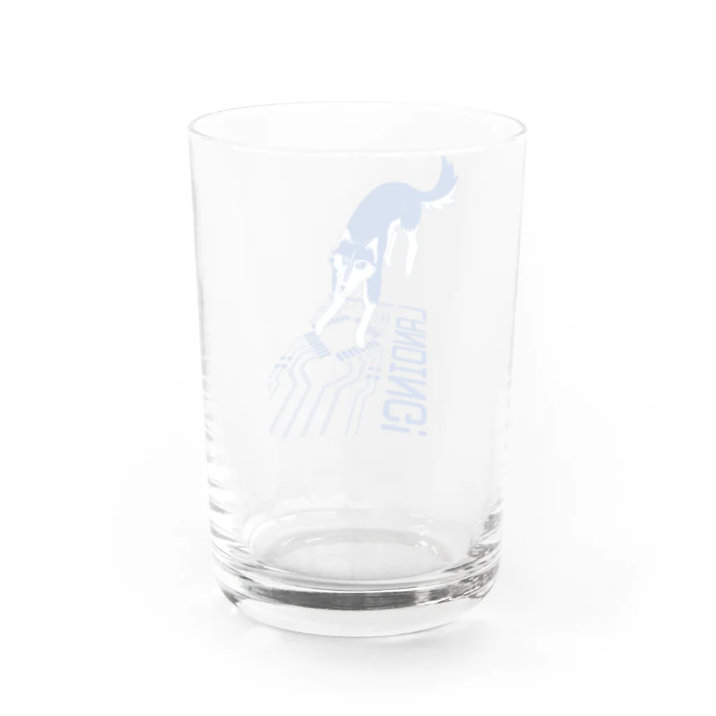 SouthBridge's Physical Layer via GMOのLANDING!　単色ブルー Water Glass :back