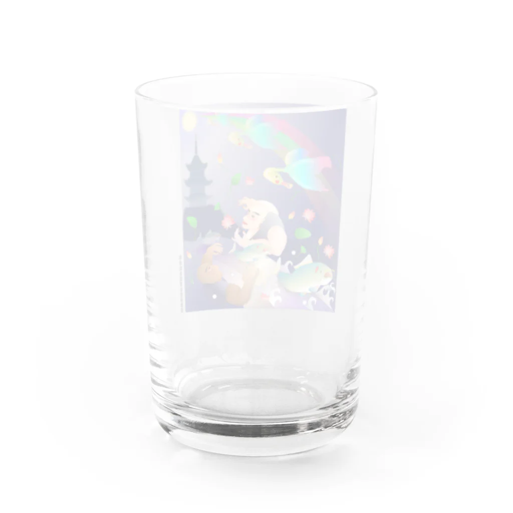 『NG （Niche・Gate）』ニッチゲート-- IN SUZURIの比丘比丘尼密会密漁善図（深夜） Water Glass :back