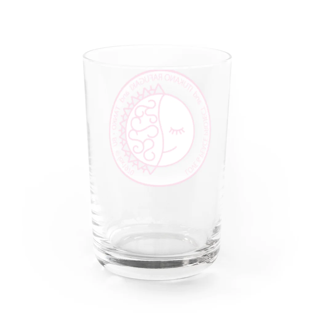lox1970 SHOPのlox1970 ロゴマーク・ピンク Water Glass :back