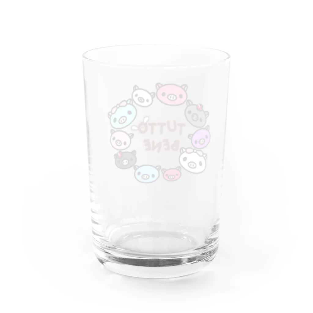 ふじこのうまくいくさ！ Water Glass :back