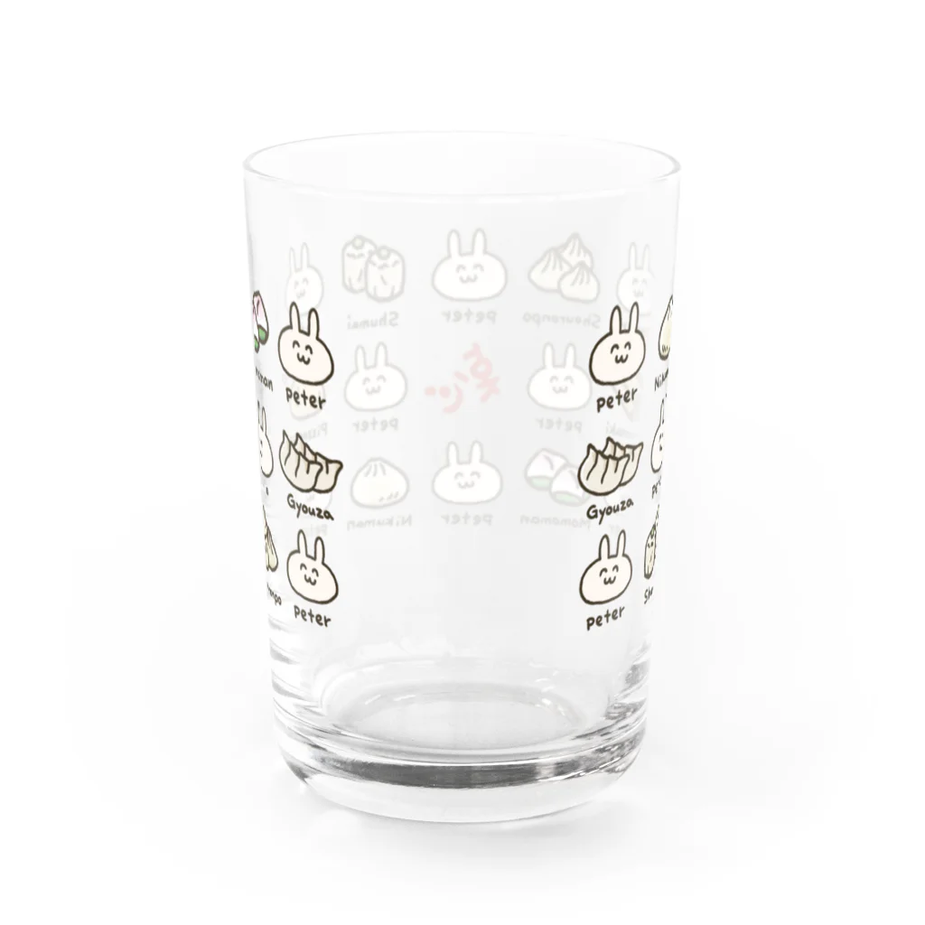 ononki_nonkiのペーターと点心 Water Glass :back