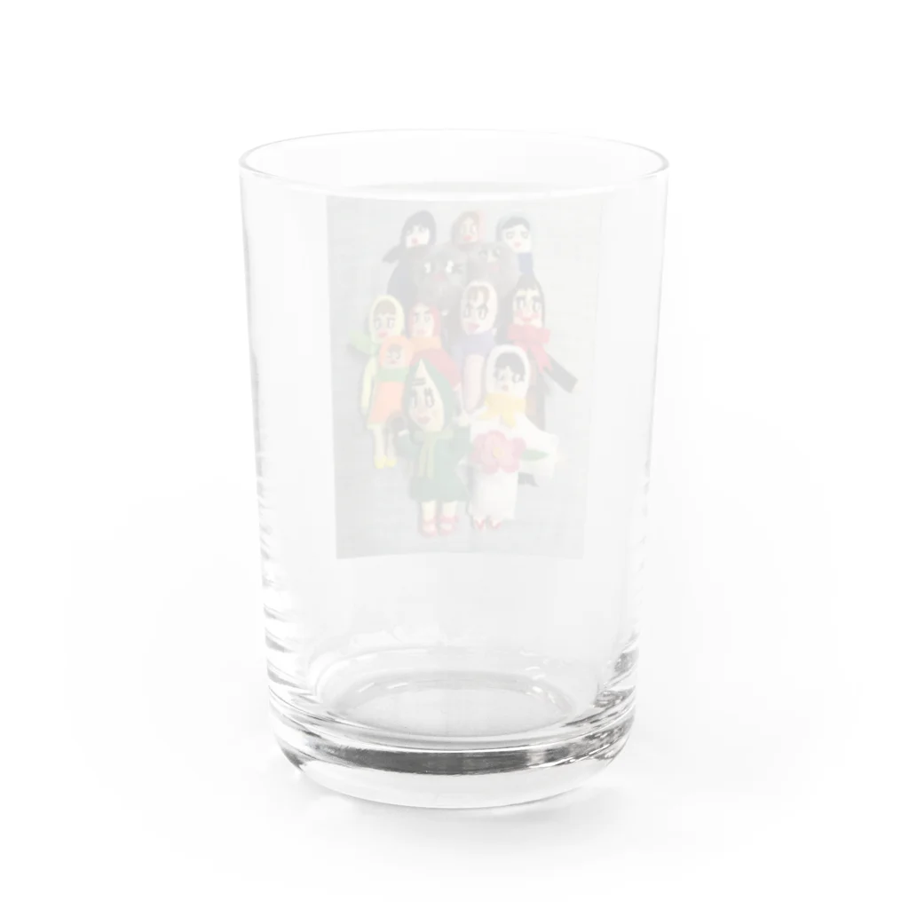 煎太郎商店の草加煎太郎と仲間たち Water Glass :back