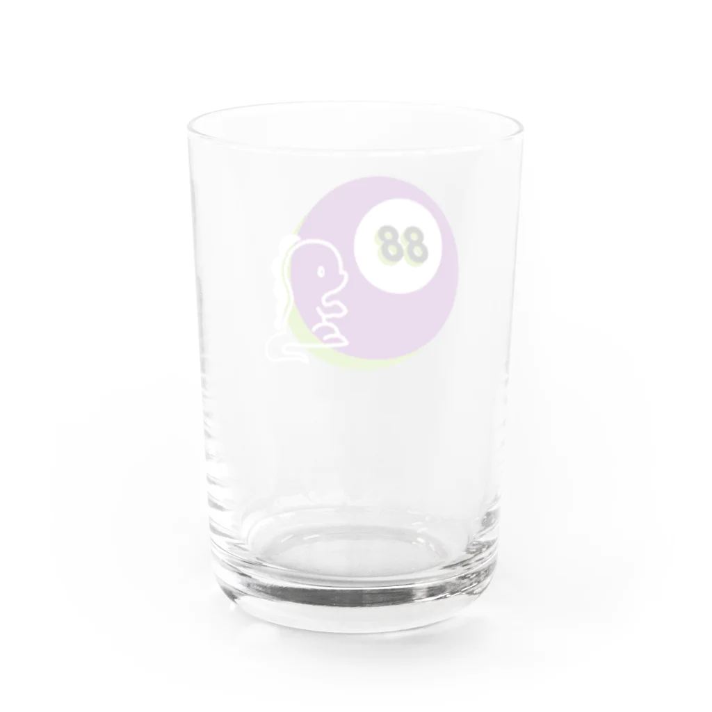 スナック エイトのエイトボール Water Glass :back