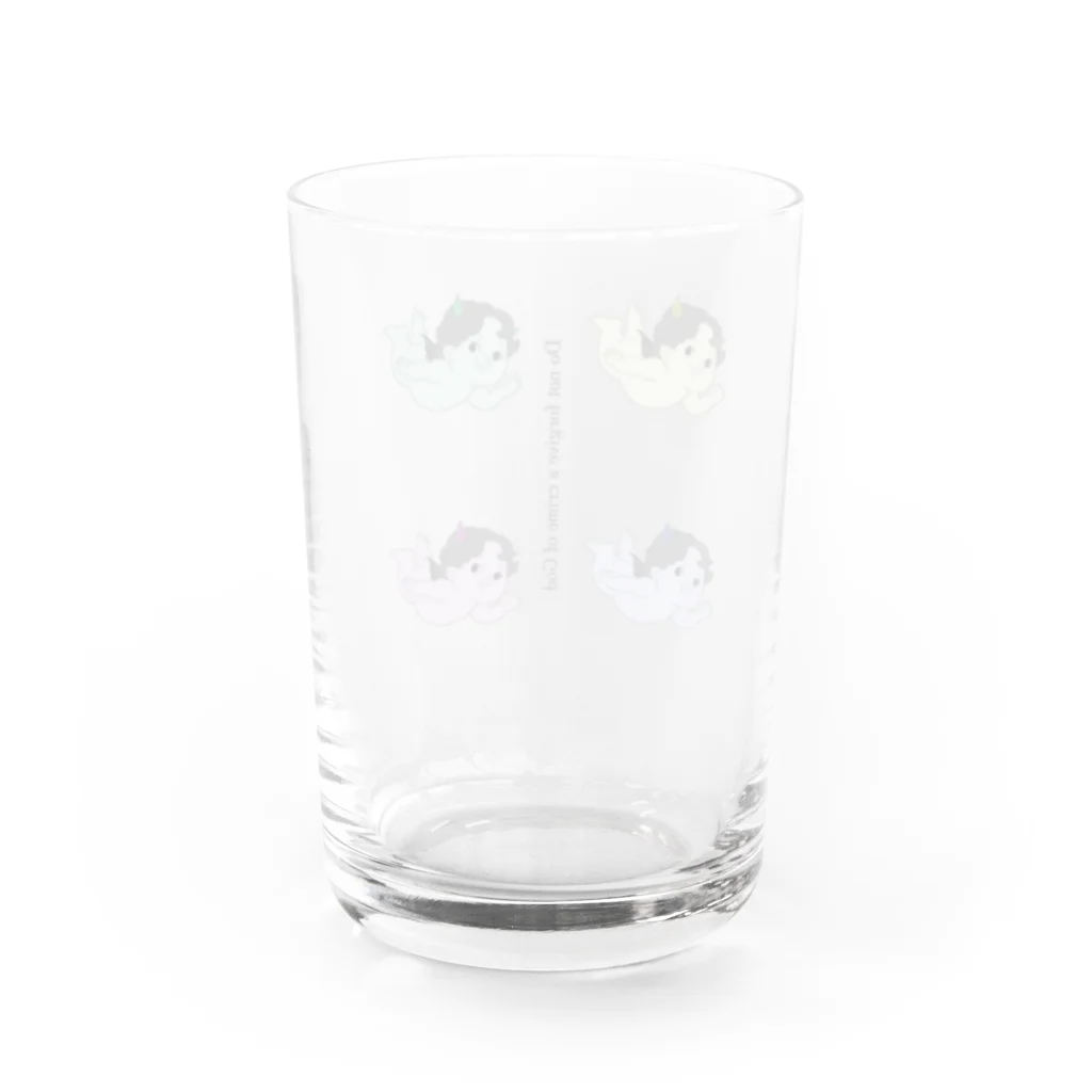 乃atoの神の罪を許すな Water Glass :back