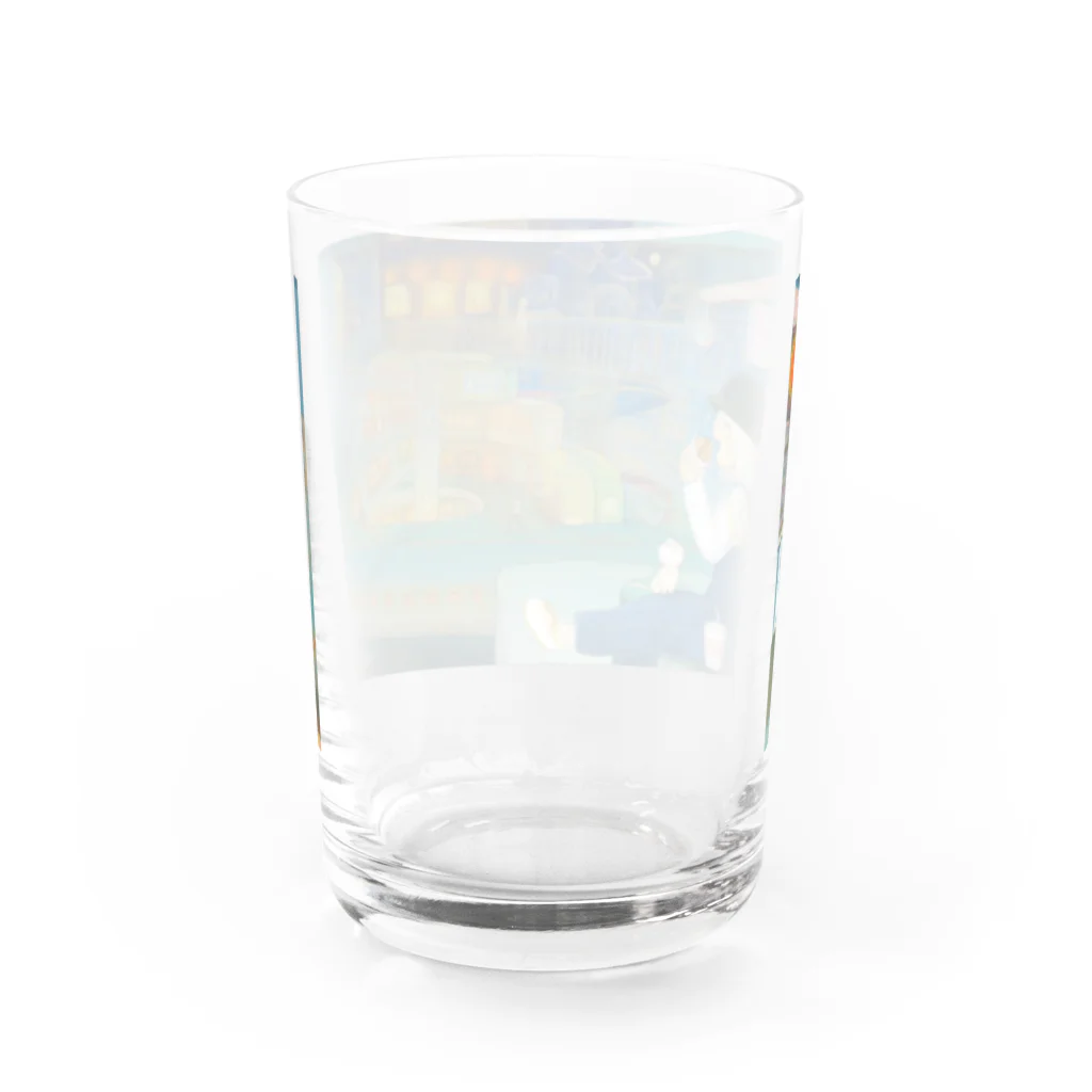 雪之丞ଳ⸒ ⸒の【くらげのくらー】いただきま～す Water Glass :back