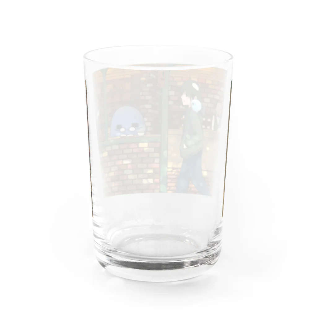 雪之丞ଳ⸒ ⸒の【くらげのくらー】秋さんぽ Water Glass :back