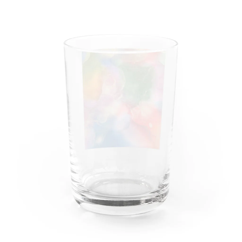 サヤカ | syk artのcolorful Water Glass :back