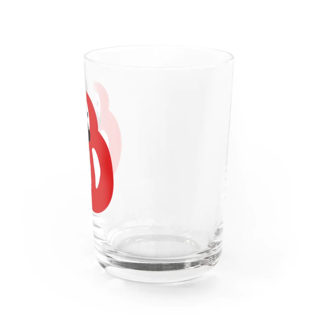 りさぽむストア SUZURIのだるマン　グラス Water Glass :back