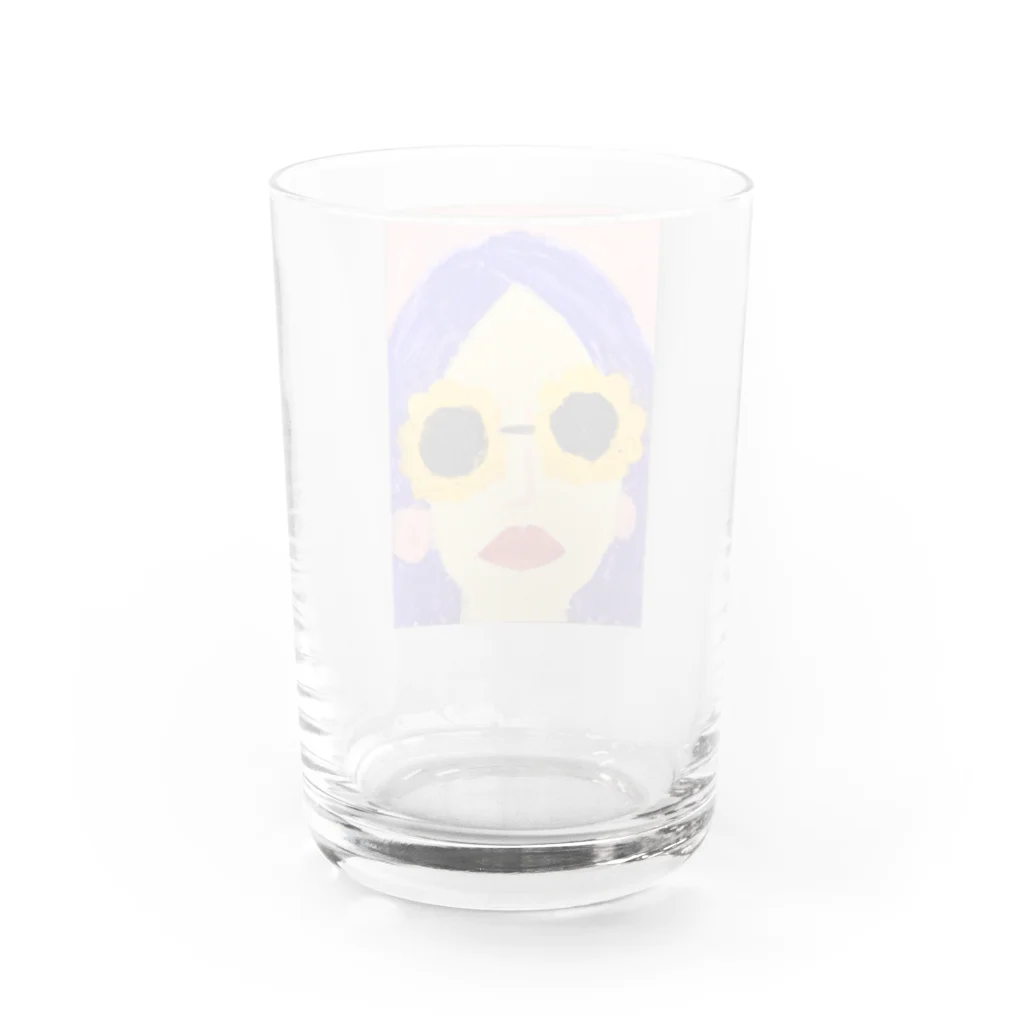 ルーナ│障害者アート の人生と女 Water Glass :back