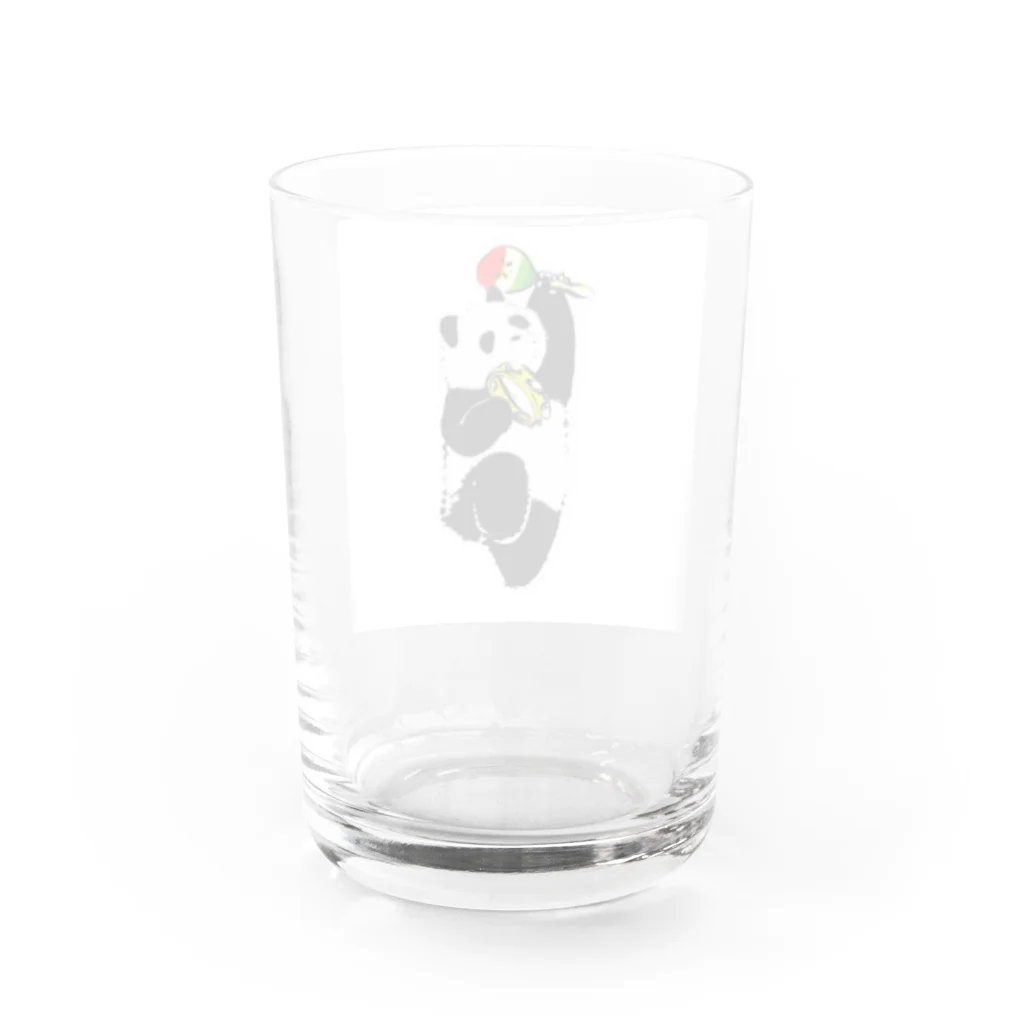 パンダさんの日常のPARTY TIME パンダ Water Glass :back