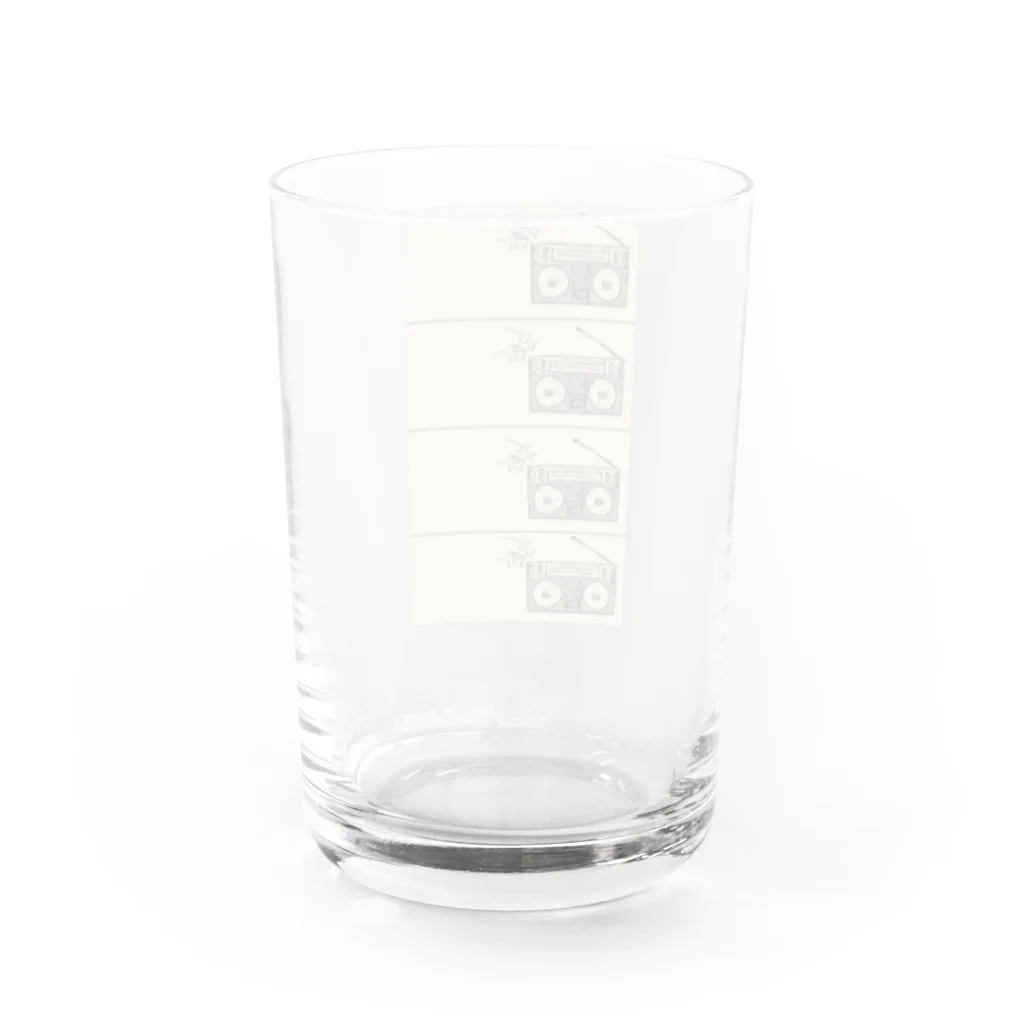 Lemonのなんかかわいいラジカセ Water Glass :back