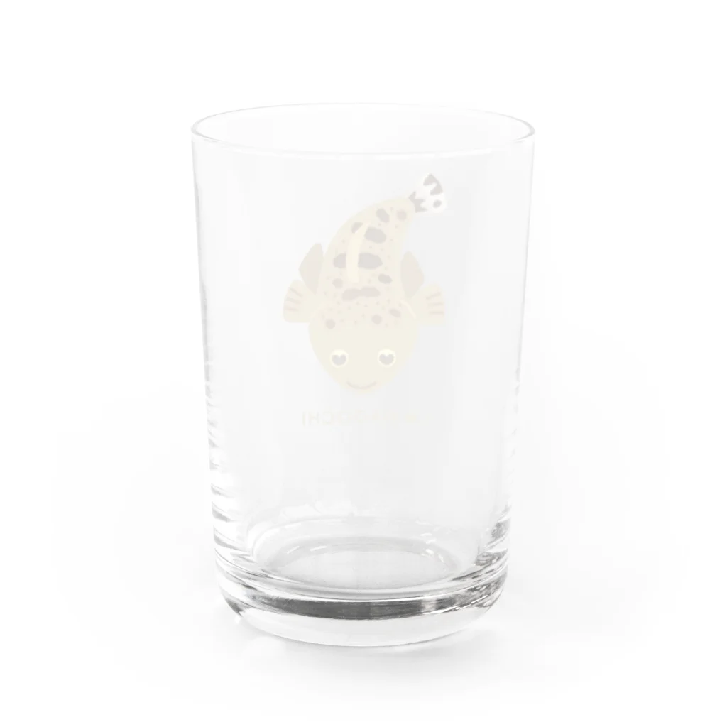 マゴチハンター™伊勢隼人の真鯒(まごち)の『マゴチン』( I LOVE MAGOCHI 版 ) produced by マゴチハンター Water Glass :back