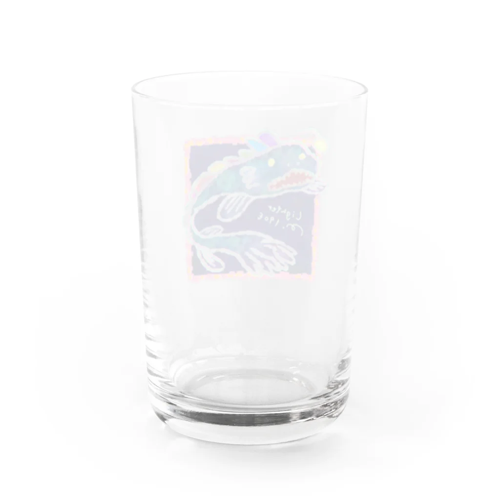 Lighter190Eの小玉画伯のイルジュラちゃんグラス Water Glass :back